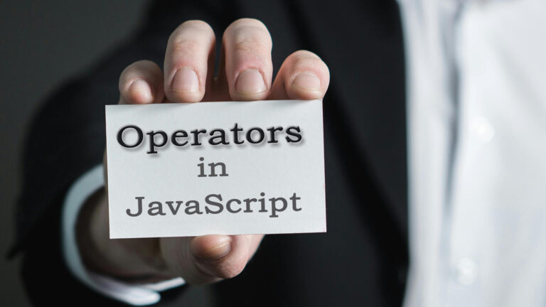 Operators in JavaScript